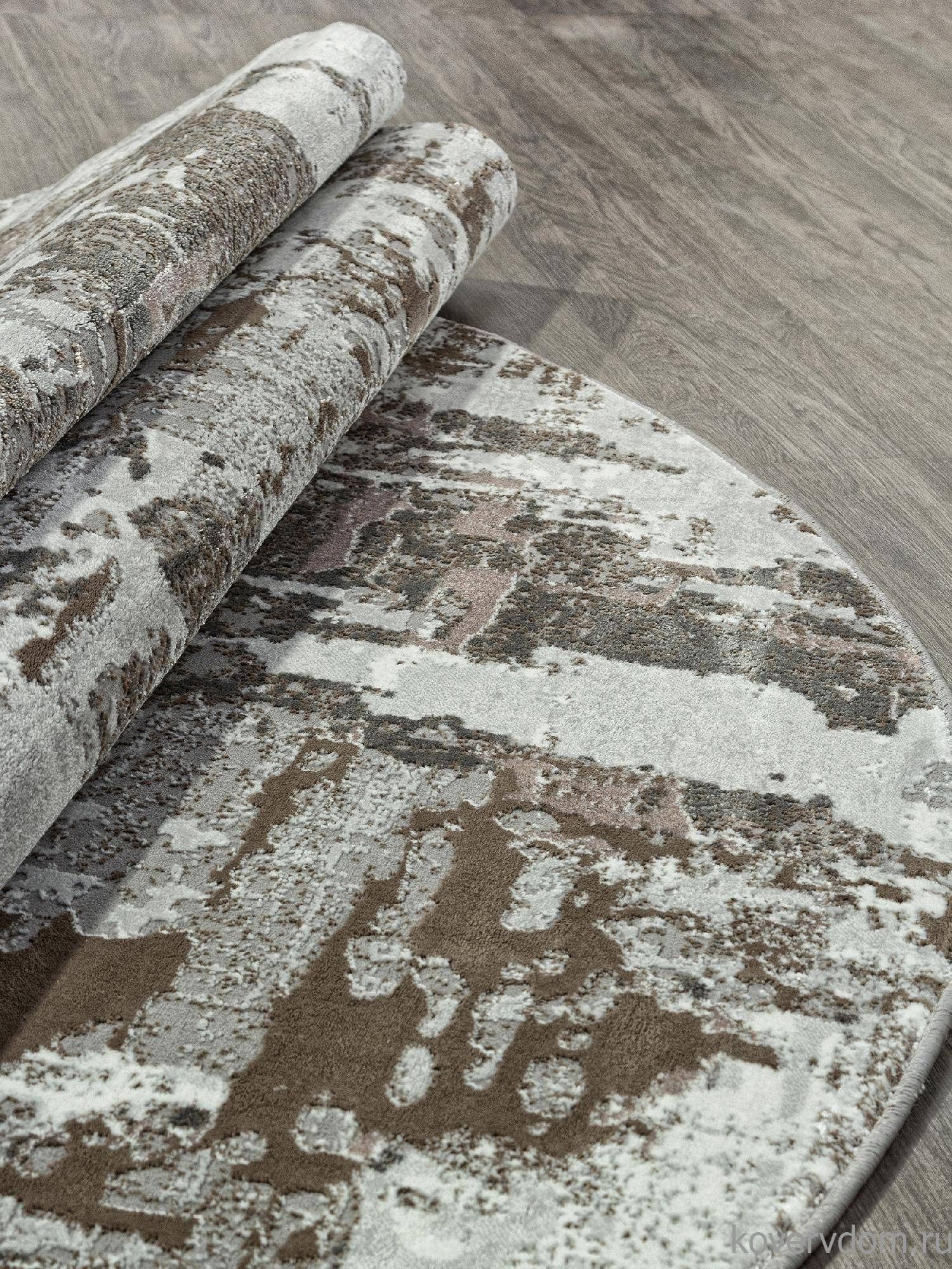 Ковер GRAFF F238 GRAY-BEIGE Овал Ковер GRAFF F238 GRAY-BEIGE Овал