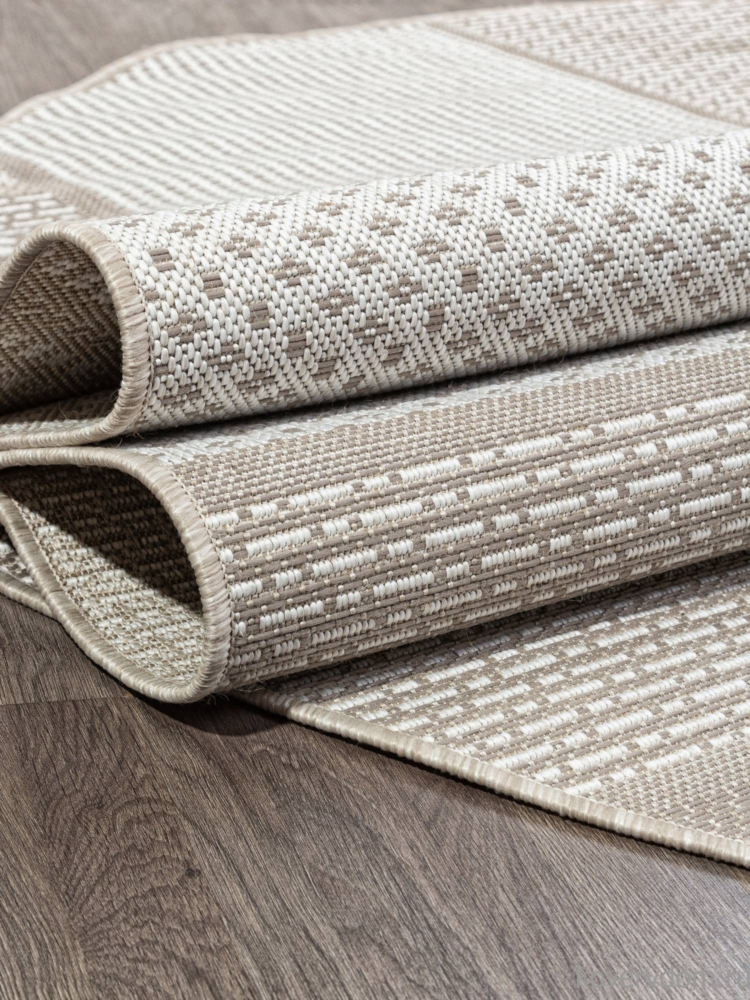 Ковер-циновка KAIR S139 BEIGE Овал