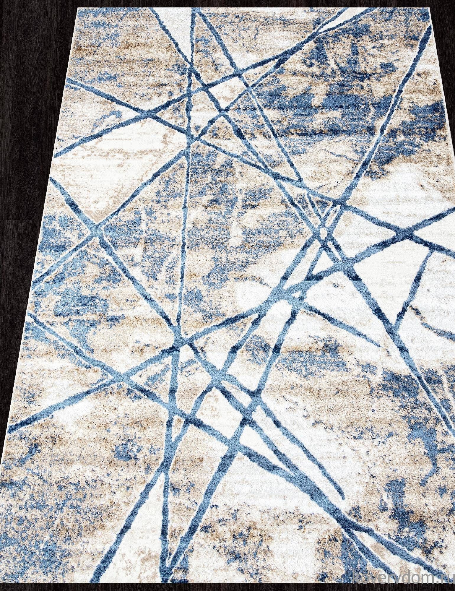 Ковер ANTEP O1702 630 CREAM / BLUE Ковер ANTEP O1702 630 CREAM / BLUE