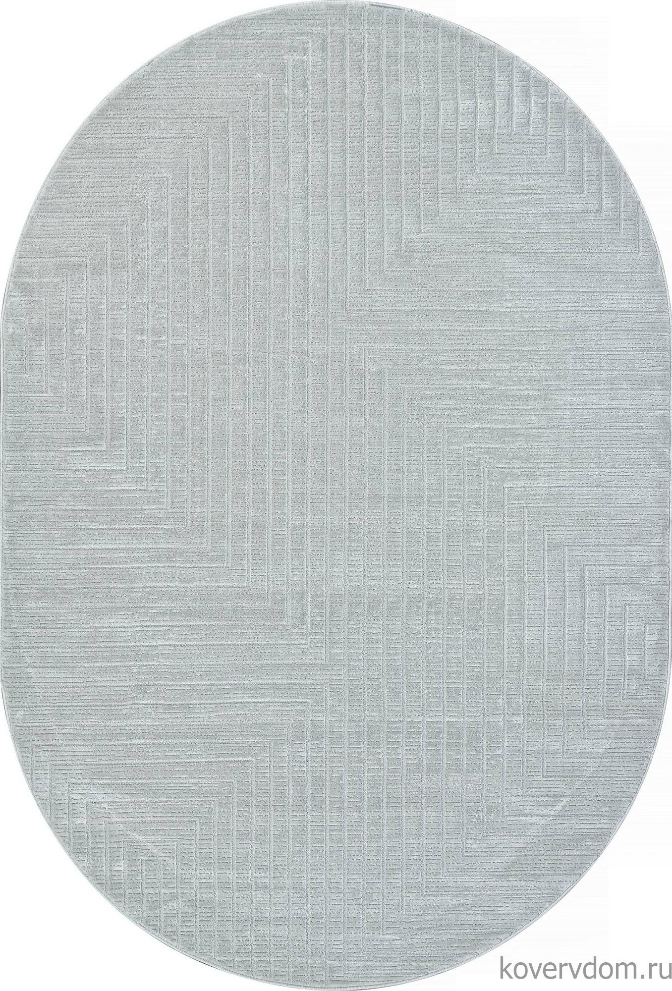 Ковер SIROCCO E256AT L.GREY / GREY Овал