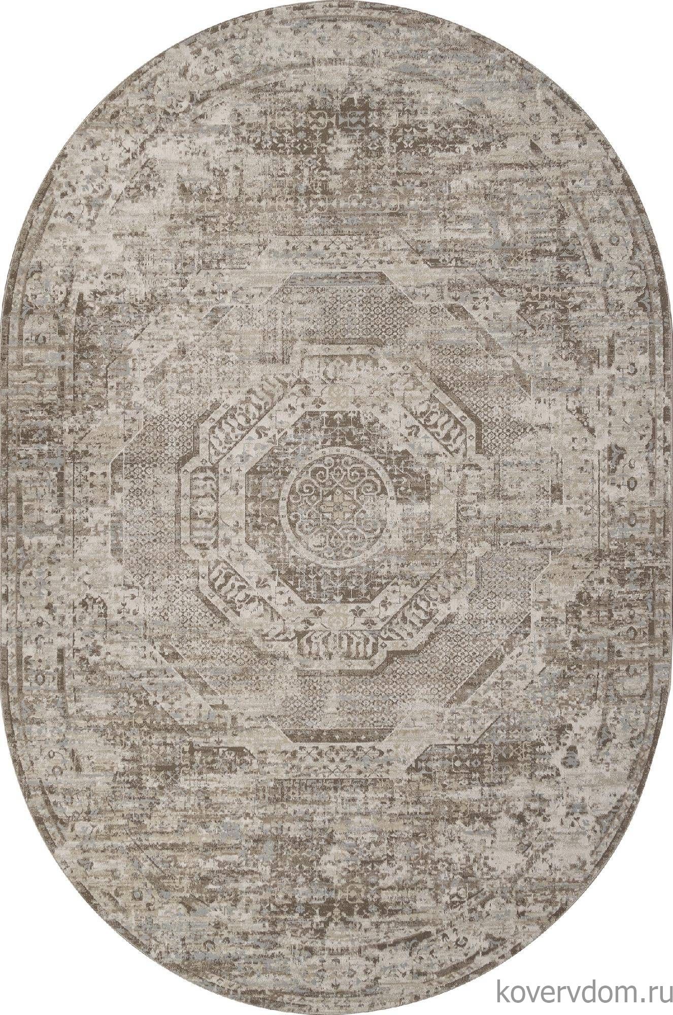 Ковер AFINA F446AD BROWN / BEIGE Овал Ковер AFINA F446AD BROWN / BEIGE Овал