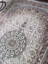 Ковер с бахромой HALIF F605 GREEN-BLUE