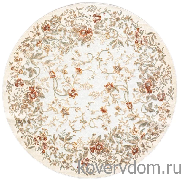 Рельефный ковер из вискозы GENOVA 38027 6262 60 КРУГ Рельефный ковер из вискозы GENOVA 38027 6262 60 КРУГ