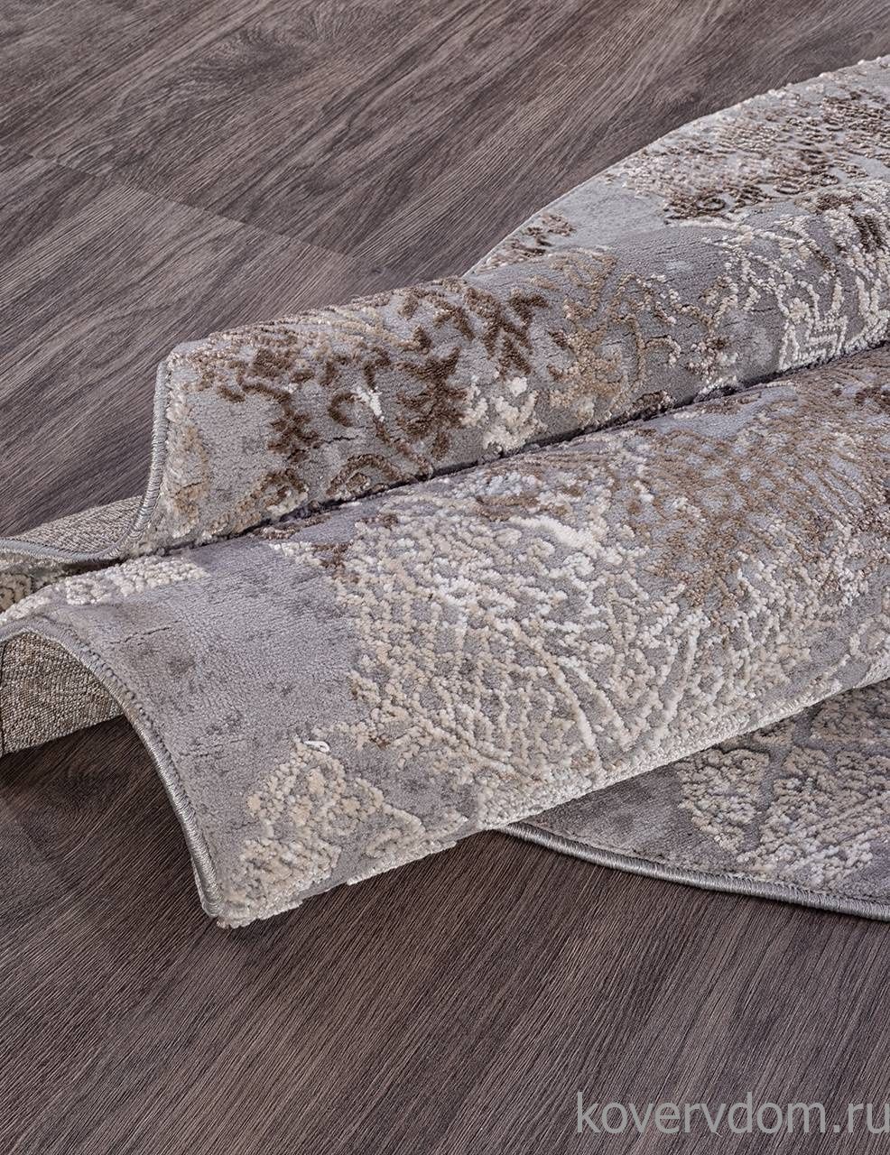 Ковер ARMINA 03851C GREY / BROWN Круг Ковер ARMINA 03851C GREY / BROWN Круг