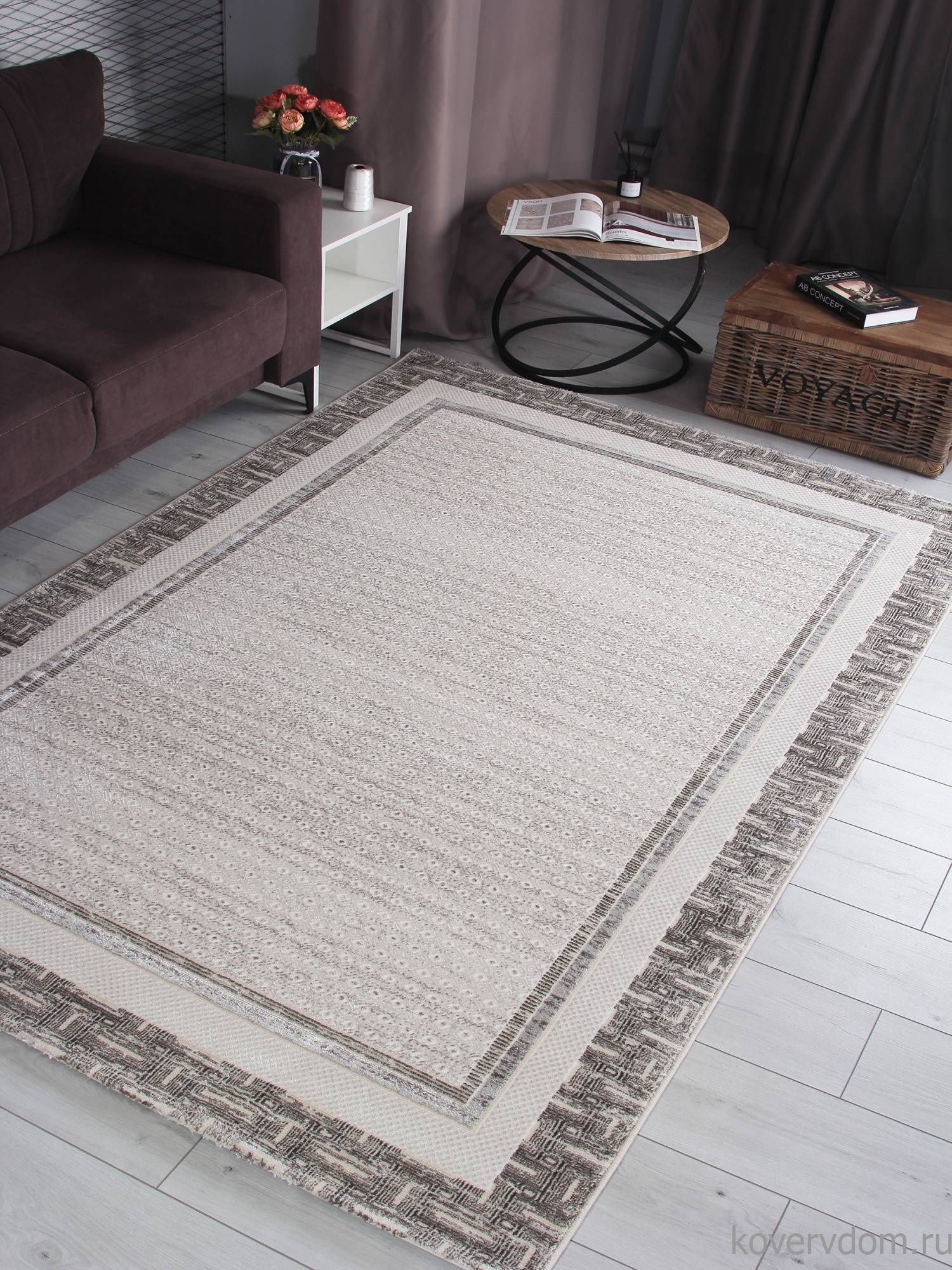 Ковер LILY 9317A S.WHITE / P.VIZON