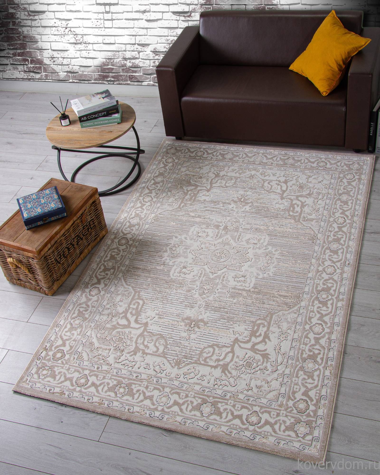 Ковер NOVA 04089A CREAM HB / LIGHT GRI HB Ковер NOVA 04089A CREAM HB / LIGHT GRI HB