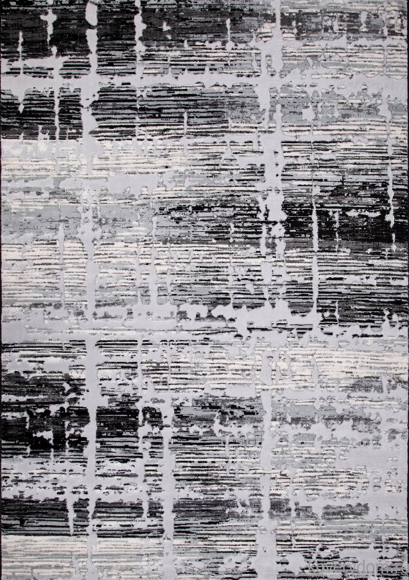 Ковер Valentino Y012A LIGHT GREY SHIRINK / BLACK