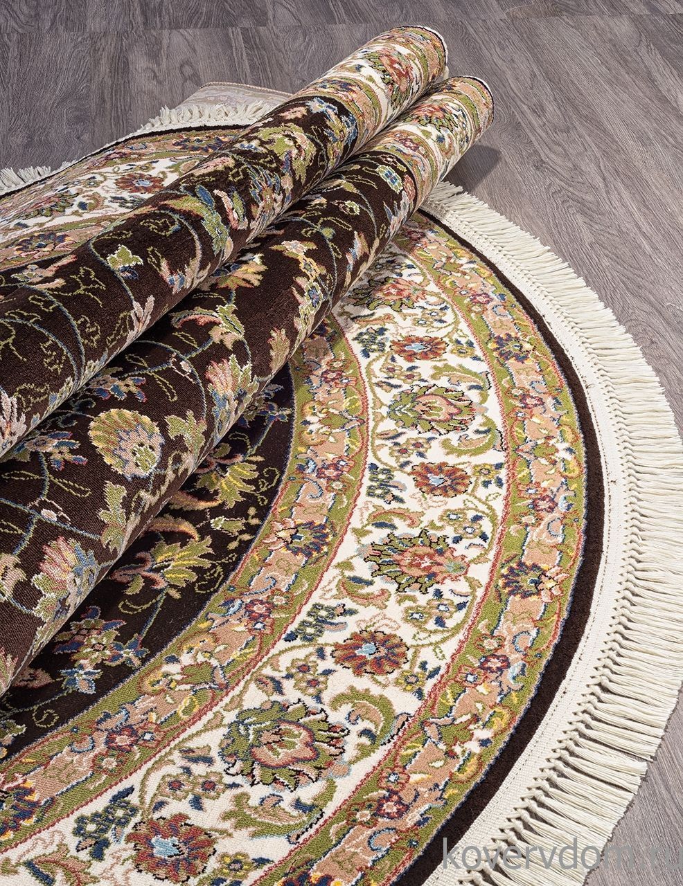 Ковер ARAVIA 5471 BROWN-CREAM Овал Ковер ARAVIA 5471 BROWN-CREAM Овал