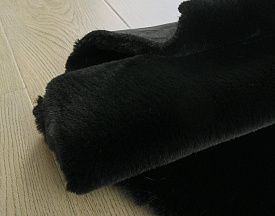 Ковер черный RABBIT PREMIUM MS1000 BLACK Круг