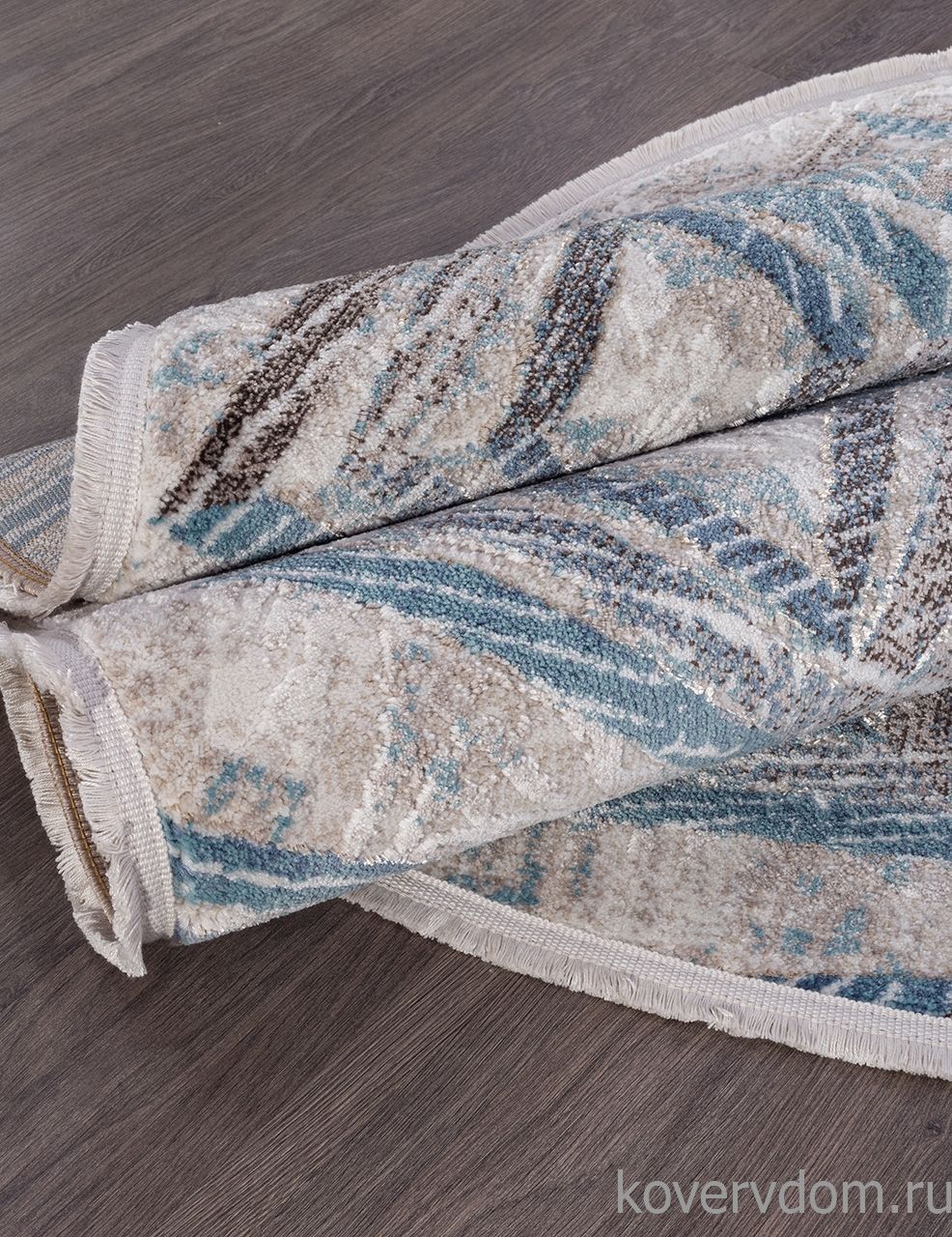 Ковер MOROCCO D855 BLUE Овал Ковер MOROCCO D855 BLUE Овал