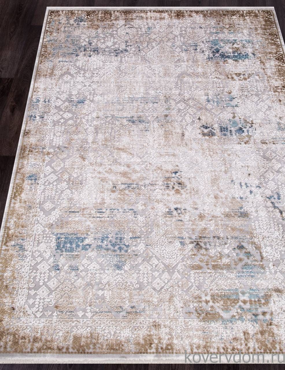 Ковер ALLURES 12025 CREAM / BLUE Ковер ALLURES 12025 CREAM / BLUE