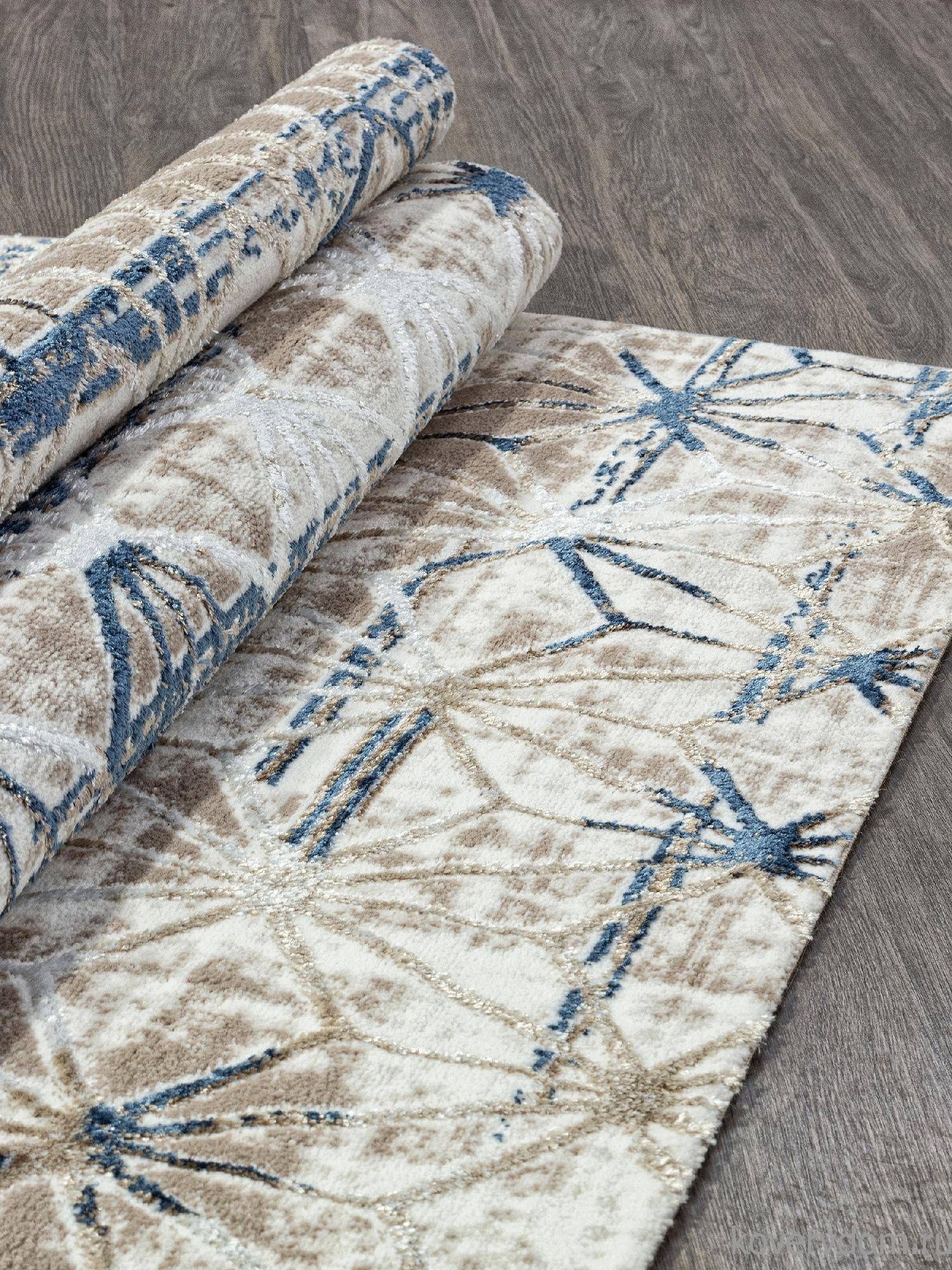 Ковер ANTEP O1703 630 CREAM / BLUE Ковер ANTEP O1703 630 CREAM / BLUE