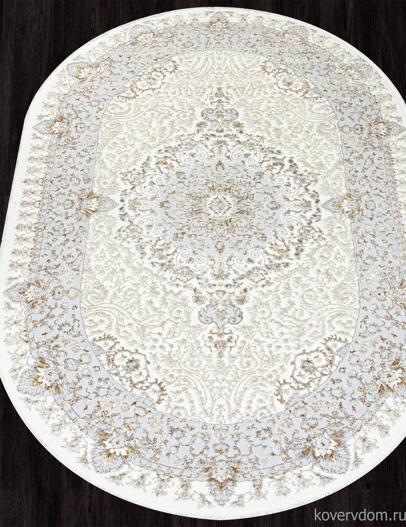 Ковер SAHARA 06066A CREAM FDY / CREAM HB Овал Ковер SAHARA 06066A CREAM FDY / CREAM HB Овал