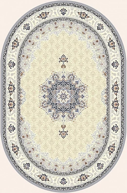 Ковер Amira 4924A L.Grey-L.Grey Овал