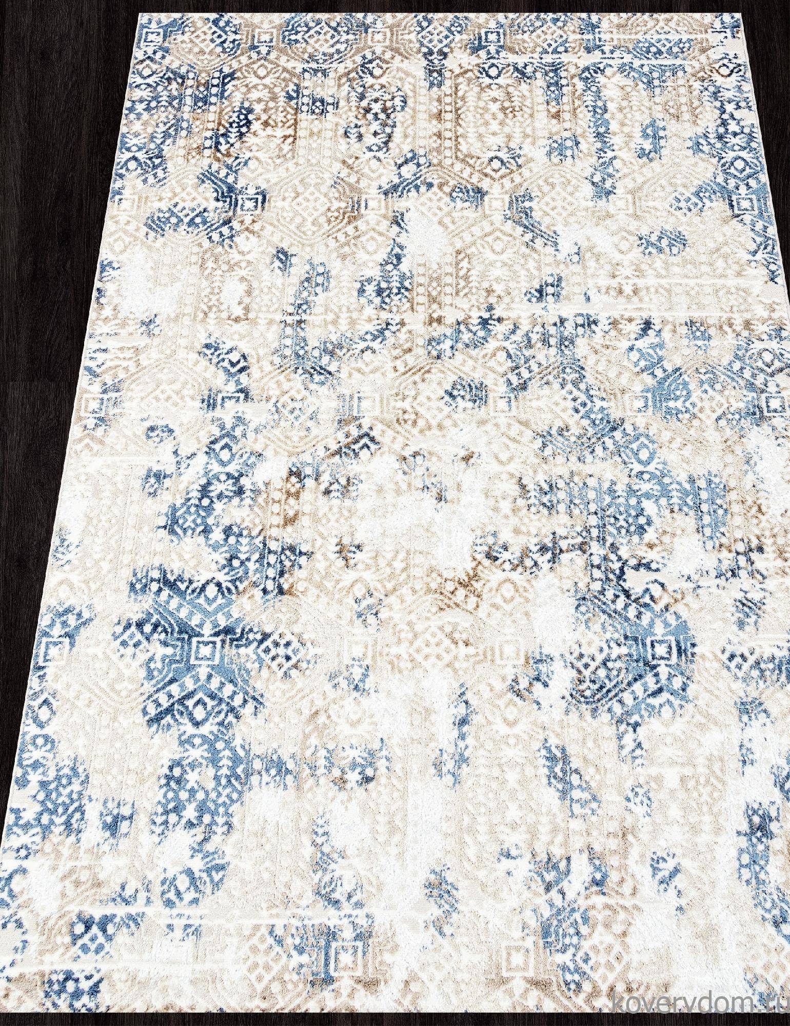 Ковер ANTEP-A O1699 630 CREAM / BLUE Ковер ANTEP-A O1699 630 CREAM / BLUE