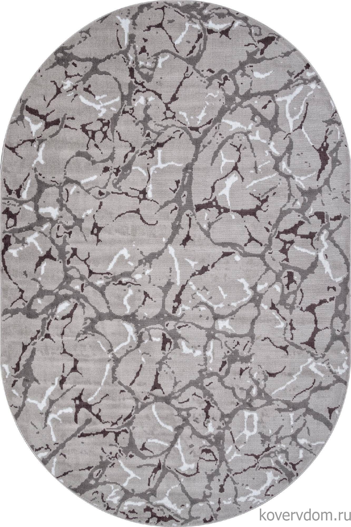 Ковер SILVER F389 GRAY Овал Ковер SILVER F389 GRAY Овал