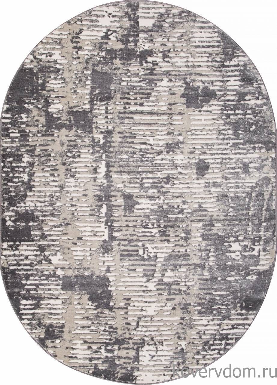 Ковер ATLANTIS D999 CREAM-GRAY Овал Ковер ATLANTIS D999 CREAM-GRAY Овал