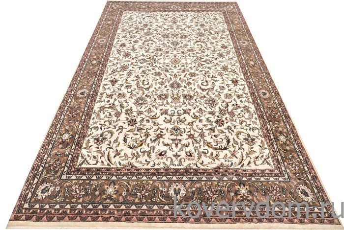 Ковер ручной работы 100% шерсть Kashan 7-52 Creme Brown Ковер ручной работы 100% шерсть Kashan 7-52 Creme Brown