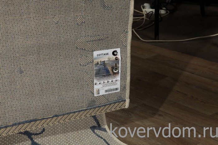Ковер- циновка COTTAGE 4527 9A01wool blue Ковер- циновка COTTAGE 4527 9A01wool blue