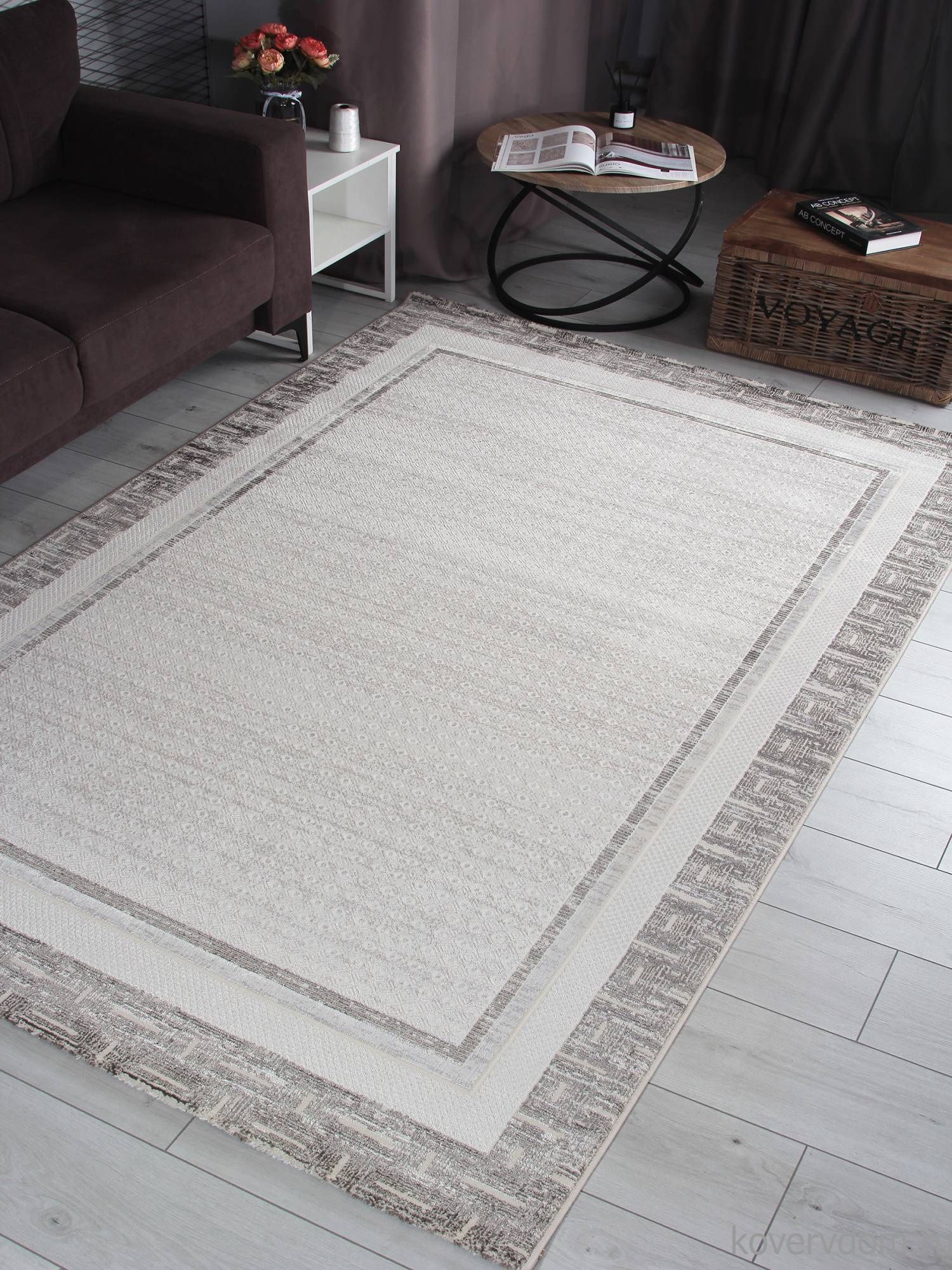 Ковер LILY 9317A S.WHITE / P.VIZON