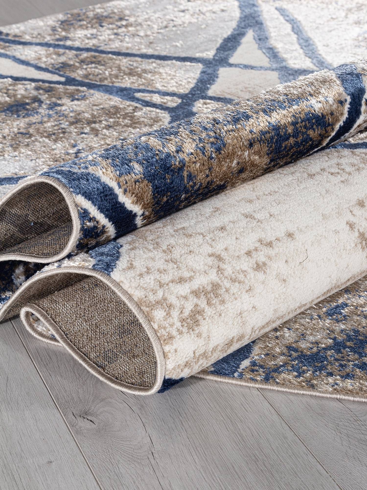 Ковер ANTEP O1702 630 CREAM / BLUE Овал Ковер ANTEP O1702 630 CREAM / BLUE Овал