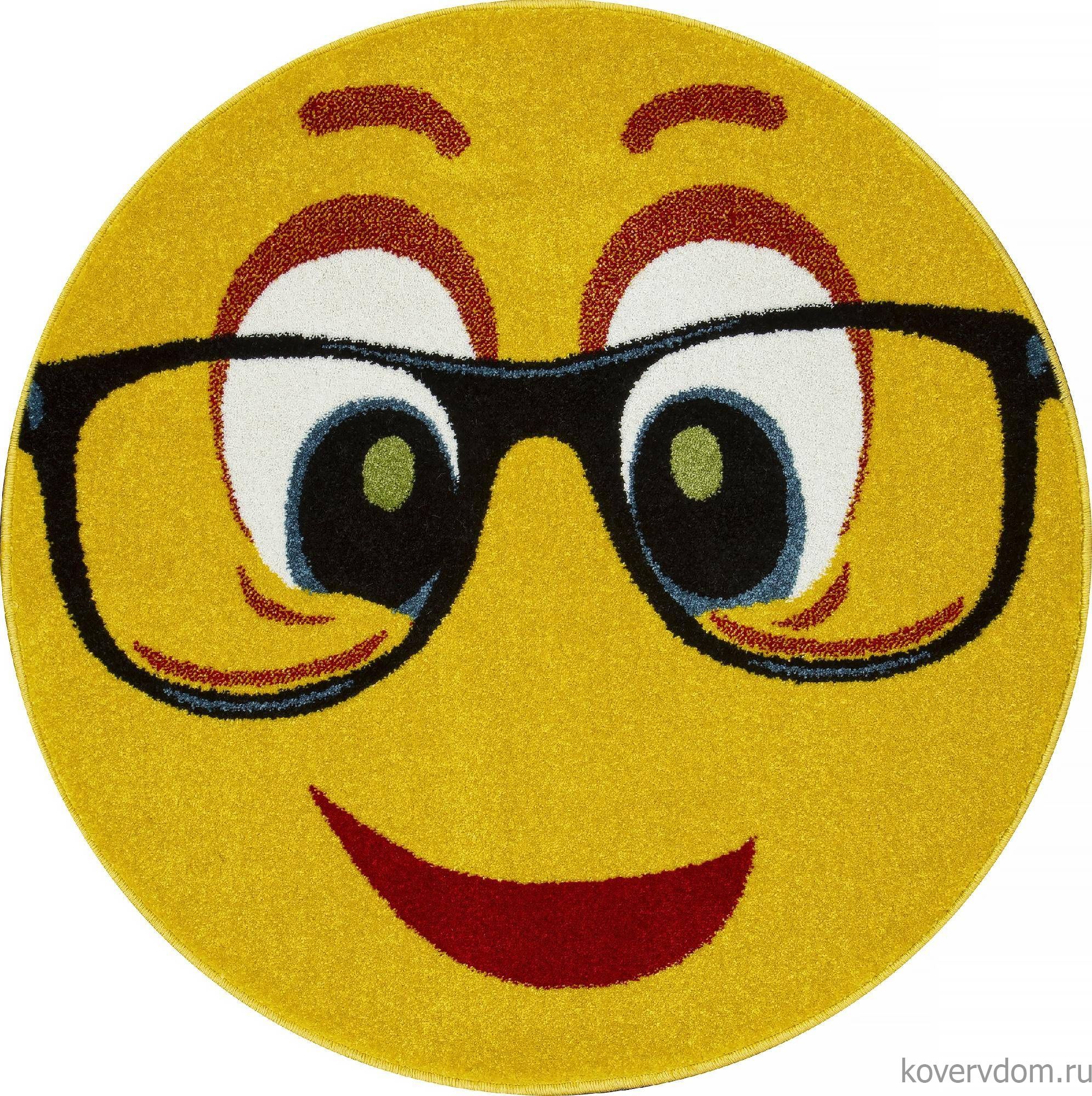 Ковер SMILE NC14 YELLOW Круг Ковер SMILE NC14 YELLOW Круг