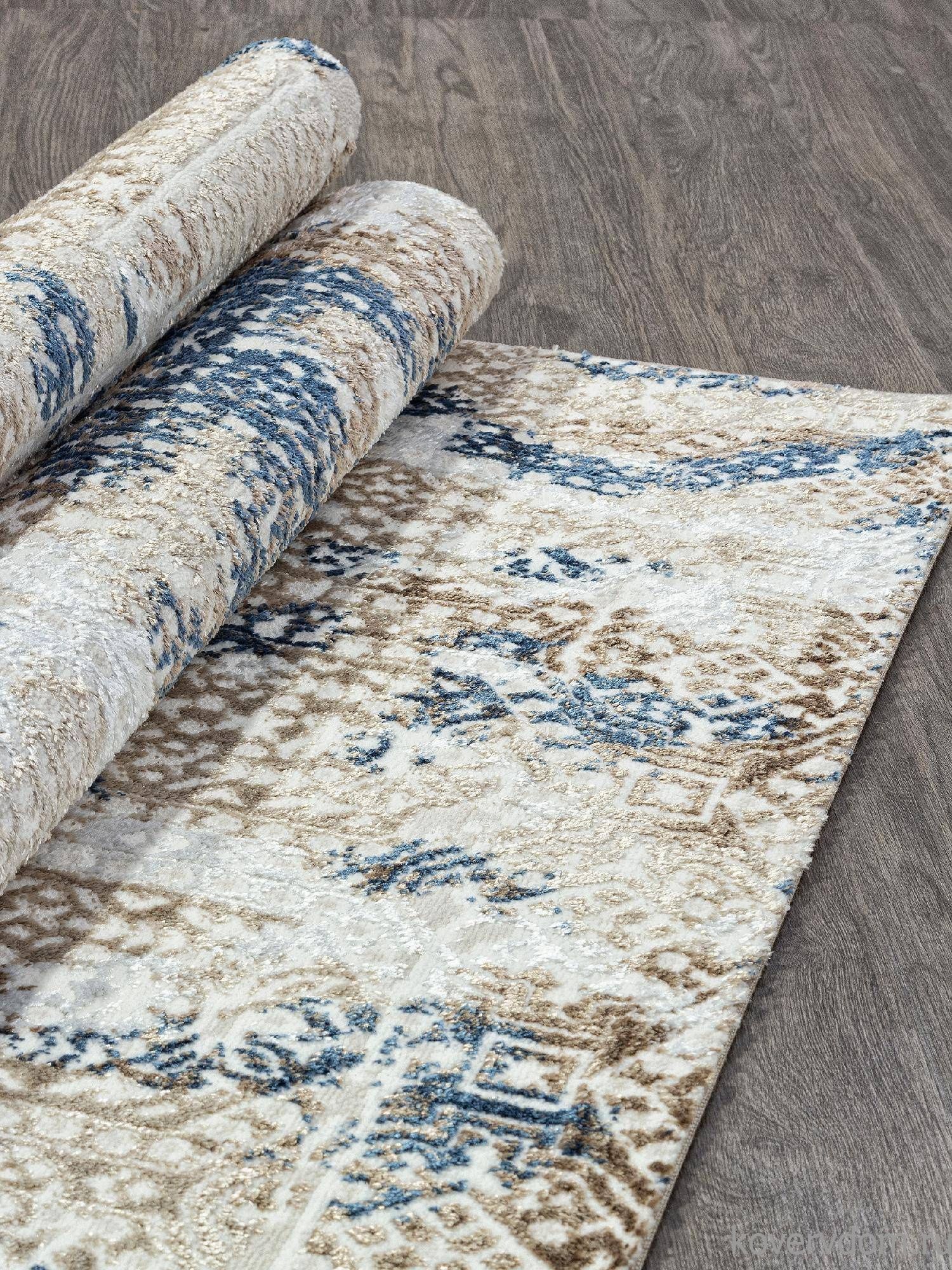 Ковер ANTEP-A O1699 630 CREAM / BLUE Ковер ANTEP-A O1699 630 CREAM / BLUE