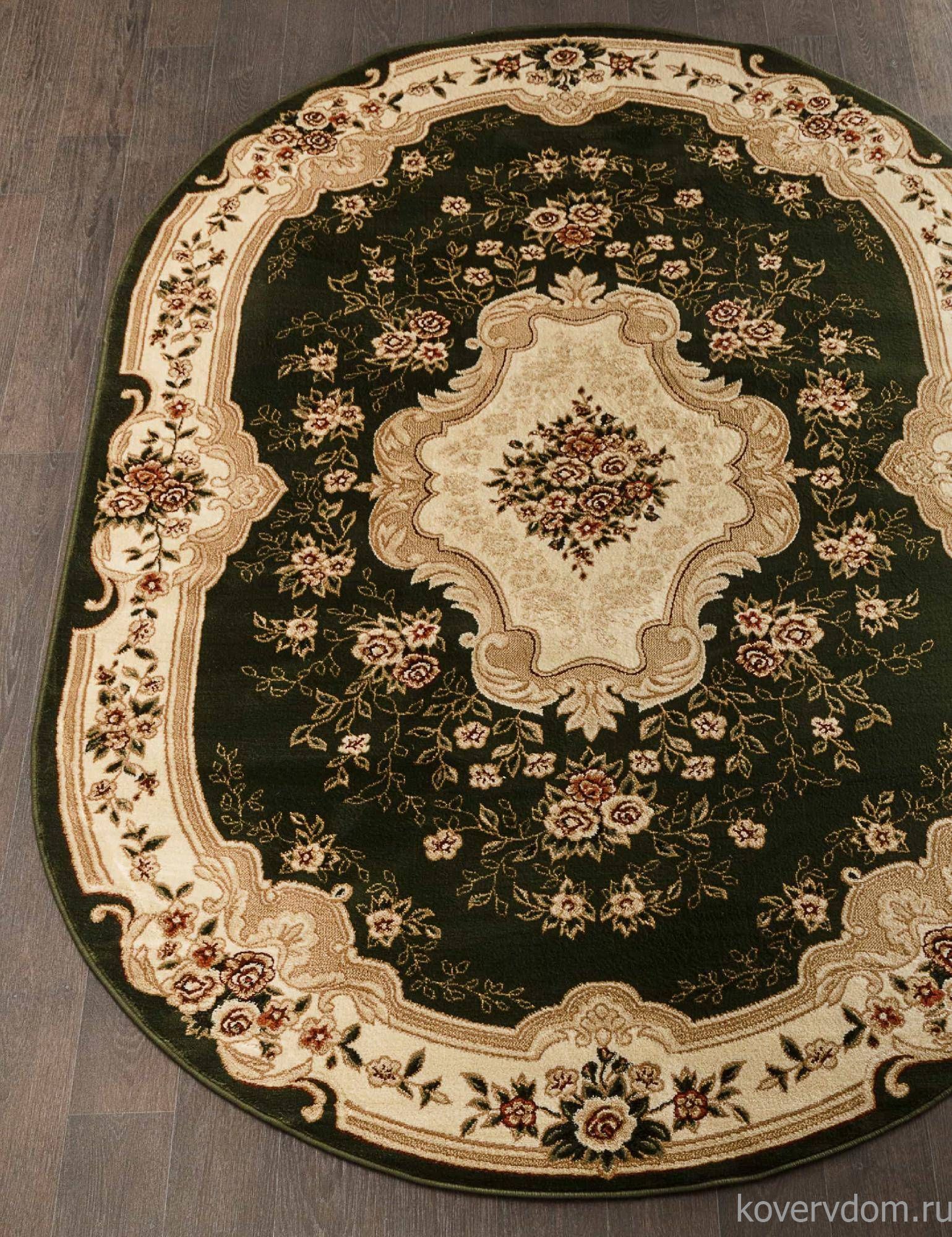 Ковер VALENCIA 2 D317 GREEN Овал Ковер VALENCIA 2 D317 GREEN Овал