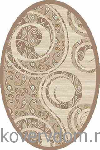 Ковер MEGA CARVING d269 CREAM Овал Ковер MEGA CARVING d269 CREAM Овал