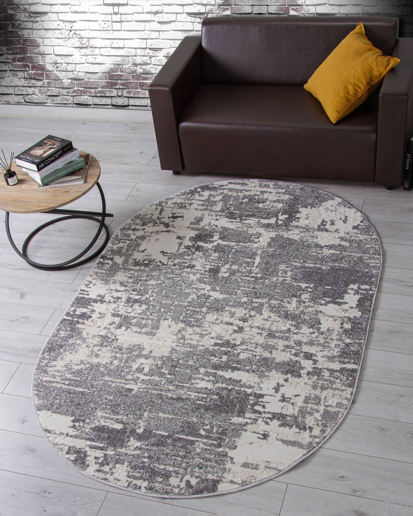 Ковер NATUREL F231 GRAY Овал