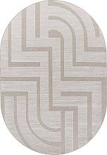 Ковер обычный ворс DIOS-A F439 CREAM Овал