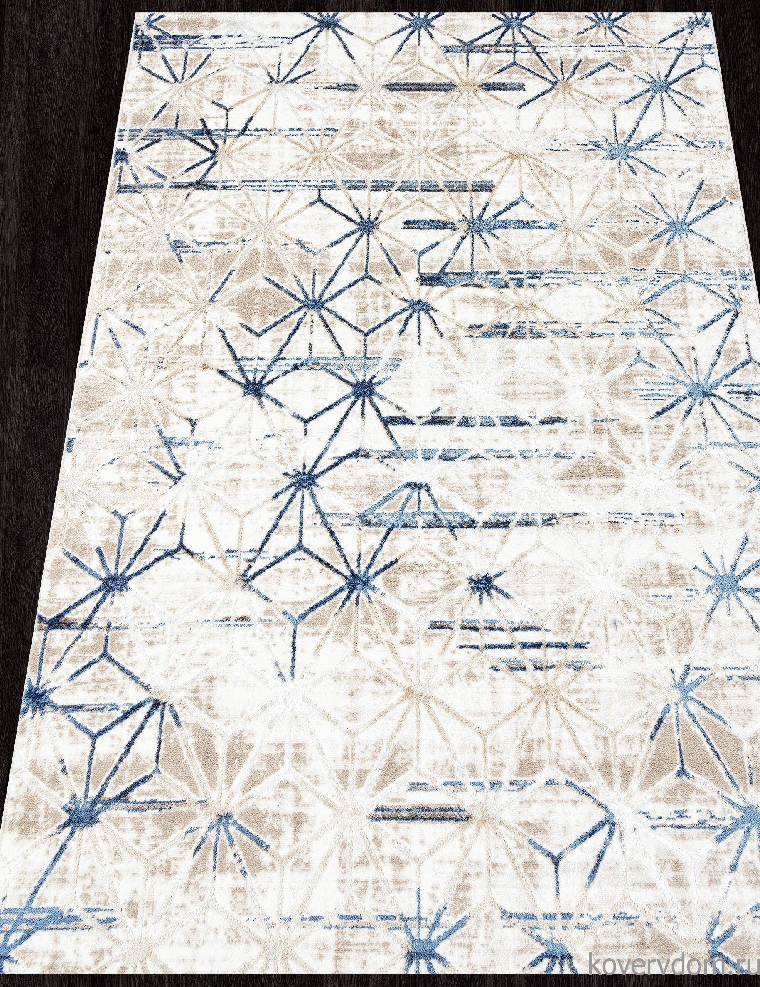 Ковер ANTEP O1703 630 CREAM / BLUE Ковер ANTEP O1703 630 CREAM / BLUE