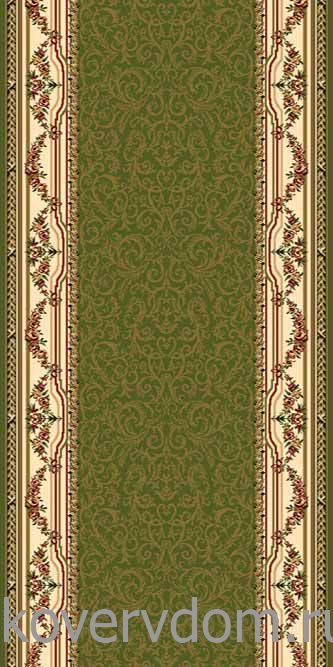 Ковровая Дорожка OLYMPOS D074 GREEN