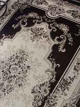 Пушистый овальный ковер VALENCIA DELUXE 4015 BROWN