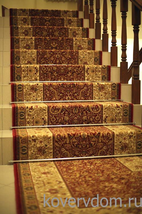 Ковровая дорожка шерстяная Floare MAGIC 287-3658 с укладкой на лестницу Ковровая дорожка шерстяная Floare MAGIC 287-3658 с укладкой на лестницу