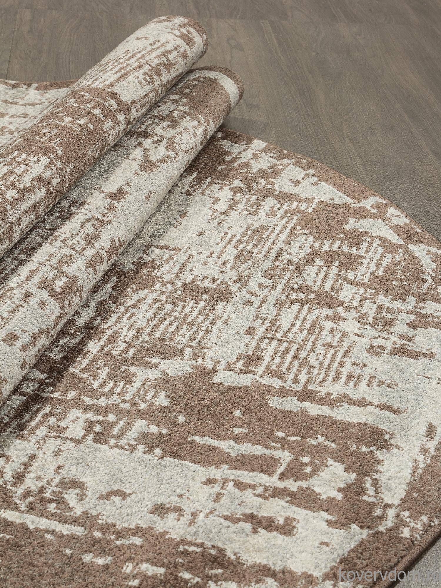 Ковер TORNADO F303 BEIGE-BROWN Овал Ковер TORNADO F303 BEIGE-BROWN Овал