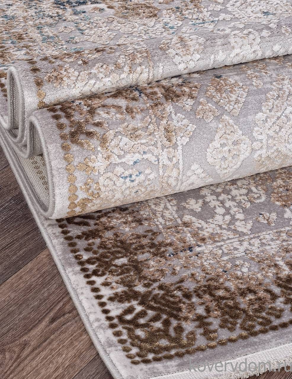 Ковер ALLURES 12025 CREAM / BLUE Ковер ALLURES 12025 CREAM / BLUE