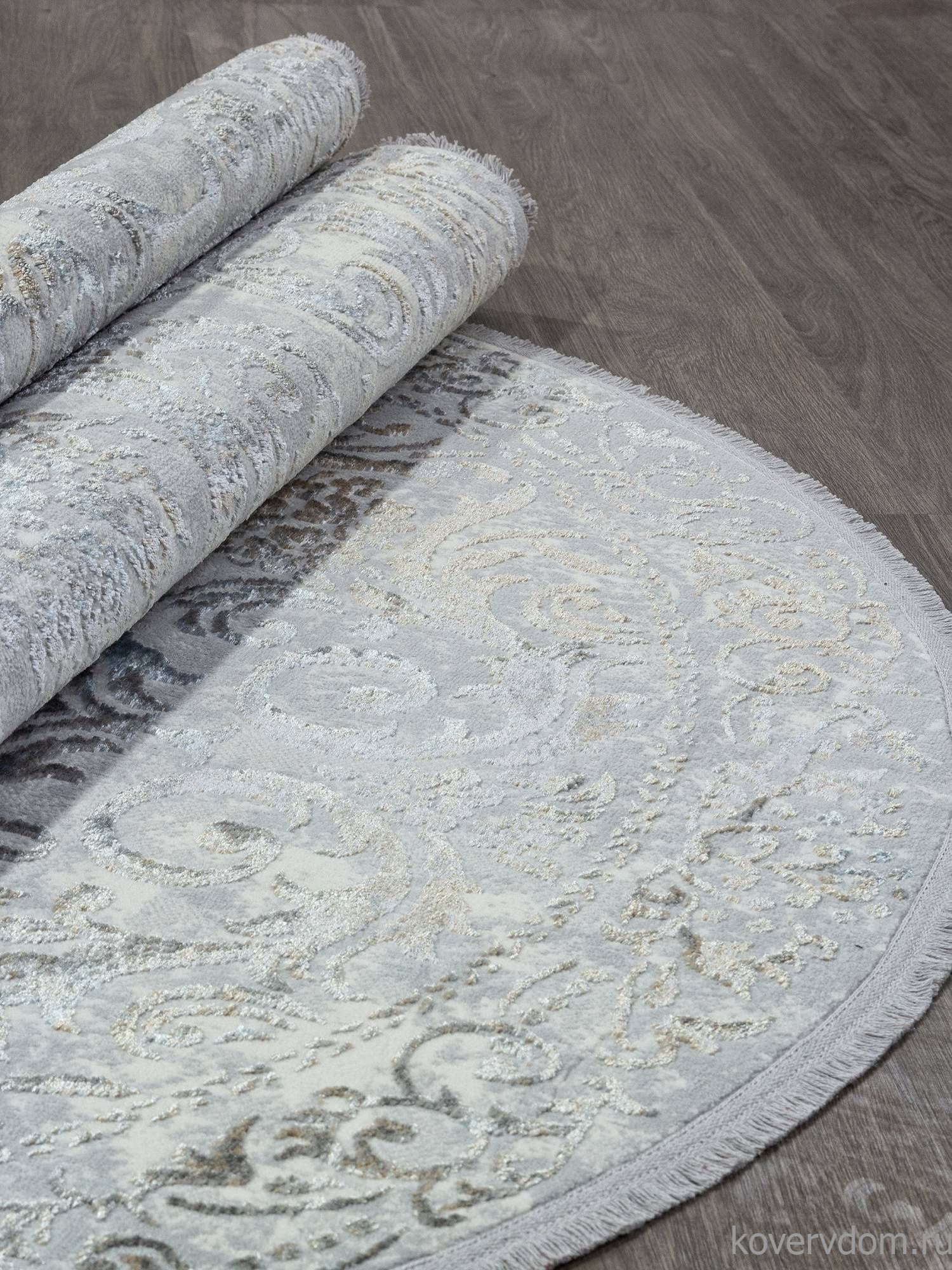 Ковер SAHARA 00766A GREY HB / L.BLUE FDY Овал