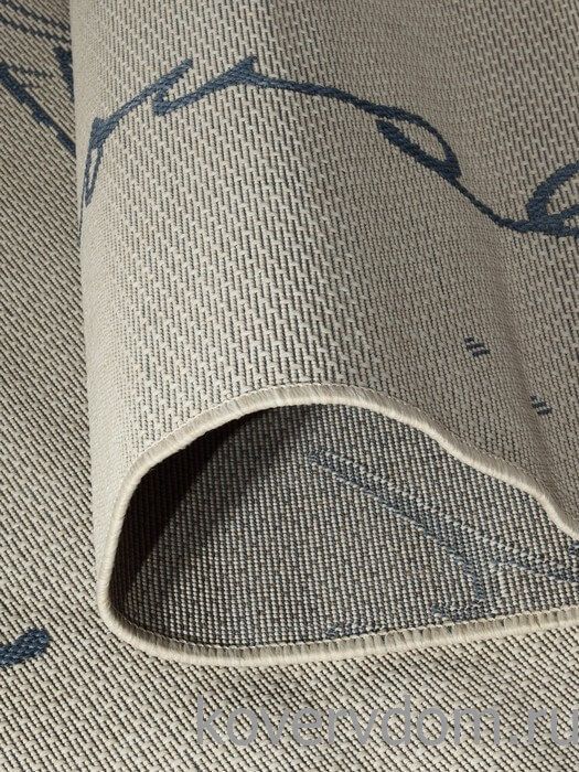 Ковер- циновка COTTAGE 4527 9A01wool blue Ковер- циновка COTTAGE 4527 9A01wool blue