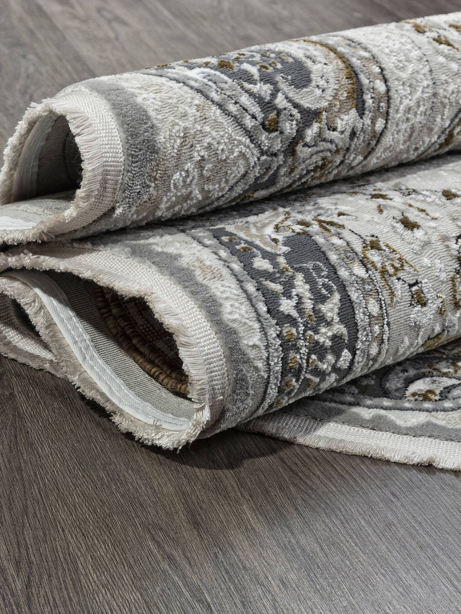 Ковер MIRAY O1460 096 GREY Овал