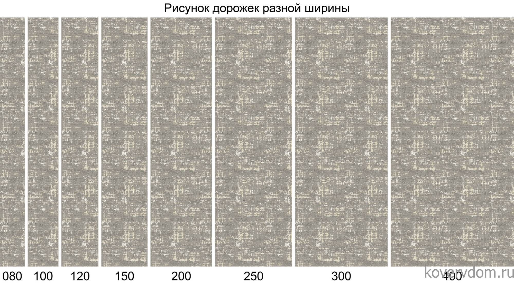 Ковровая Дорожка RICHI 8667 GRAY-CREAM